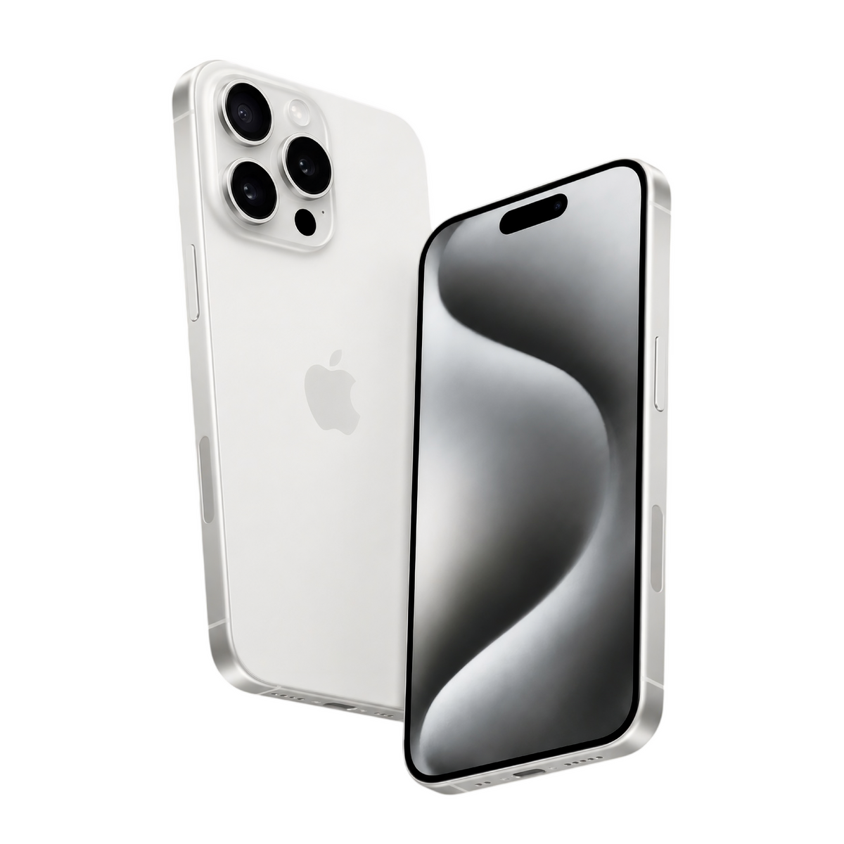 iPhone 15 Pro Max 256 GB usado color Titanio blanco – vista 3