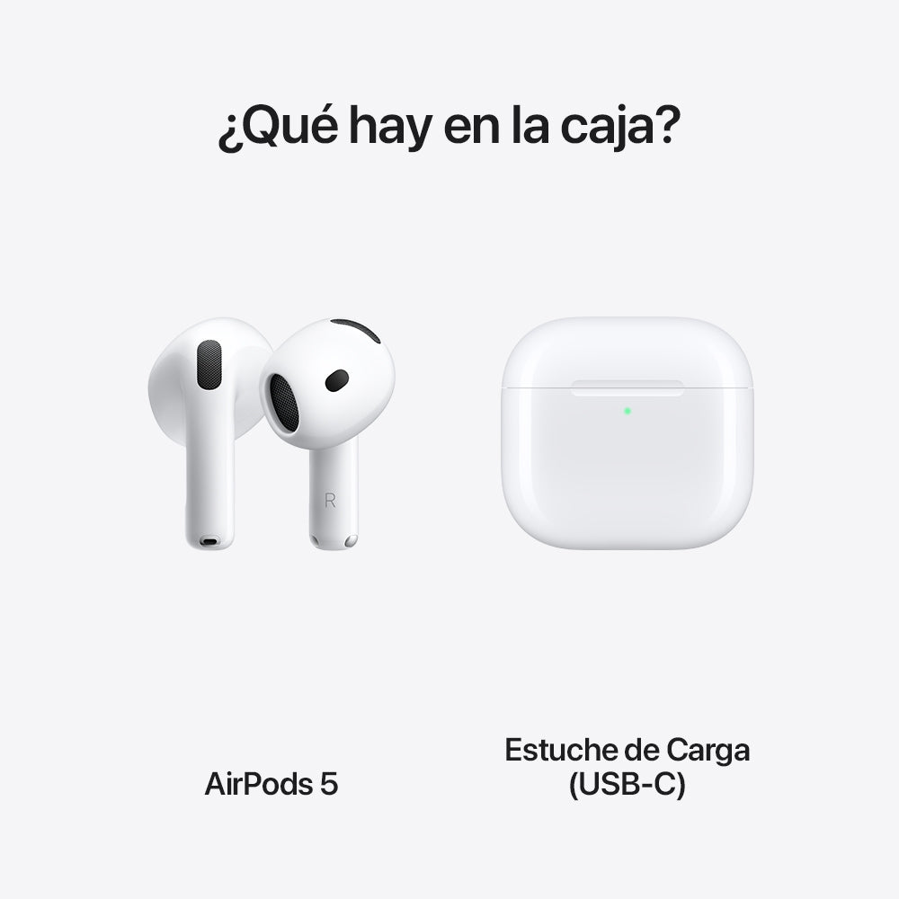 AirPods 5 con estuche USB-C qué hay en la caja – vista 4