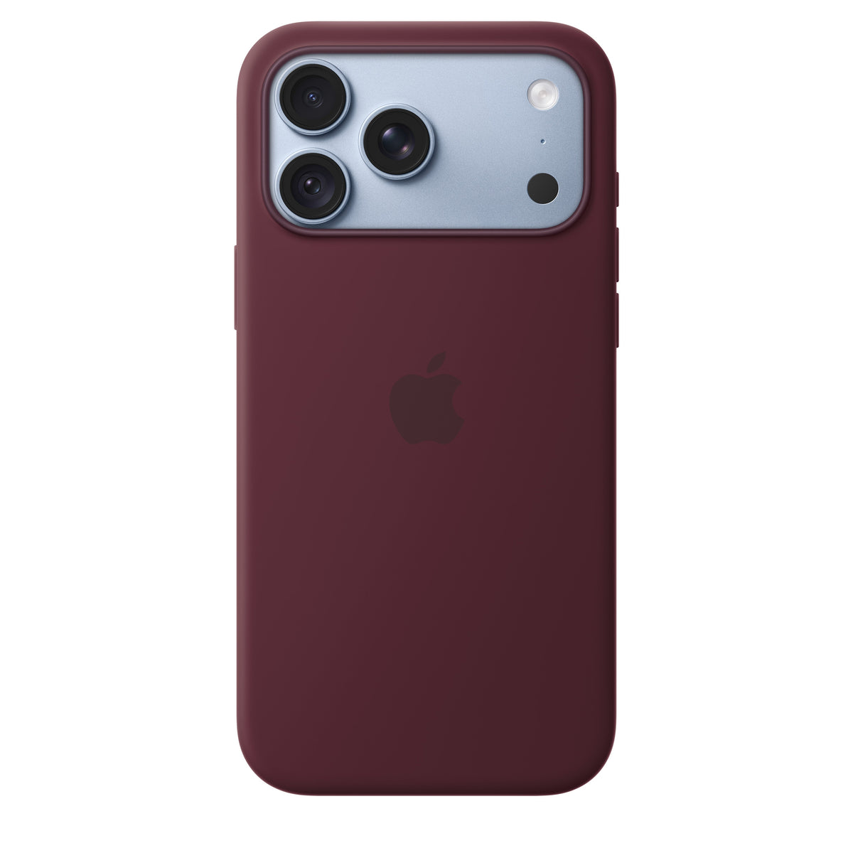 Funda de silicón iPhone 18 Pro Max Borgoña
