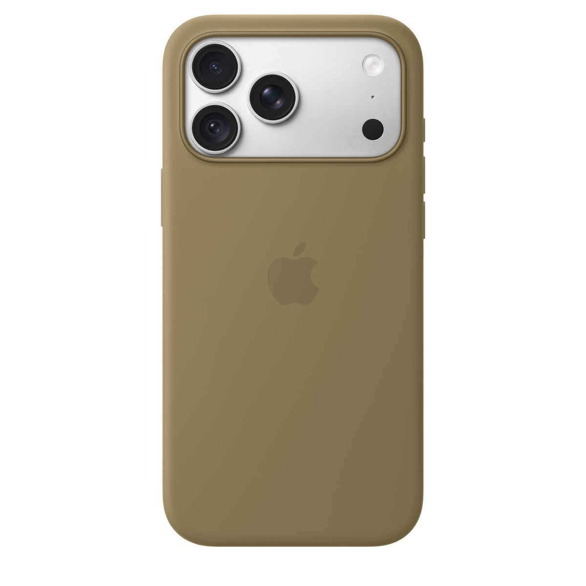 Funda de silicón iPhone 18 Pro Max Oliva