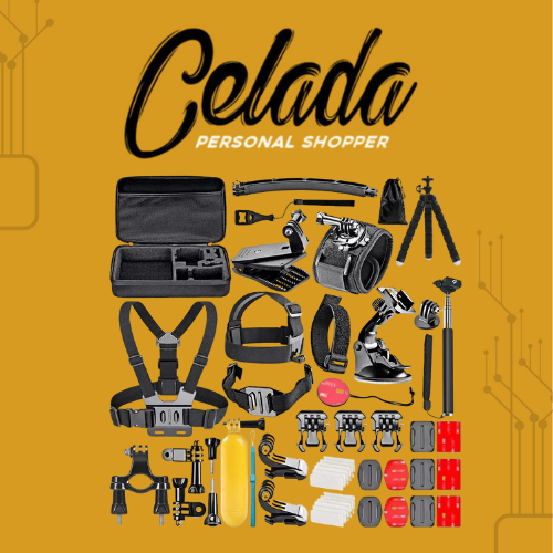 Kit de Accesorios 50 en 1 para Cámaras Deportivas GoPro