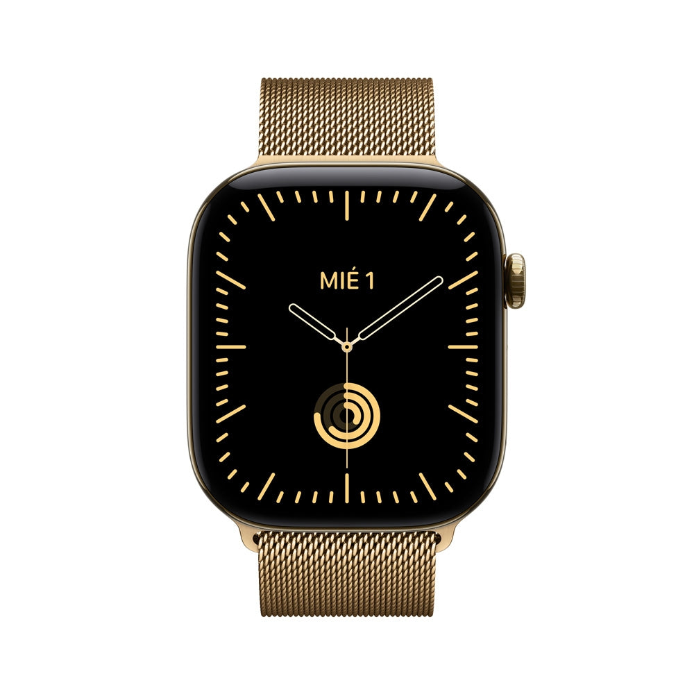 Apple Watch Series 12 Titanio color oro radiante